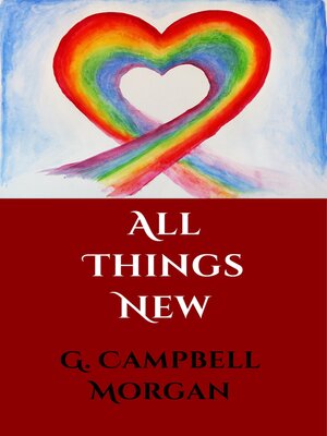 cover image of All Things New